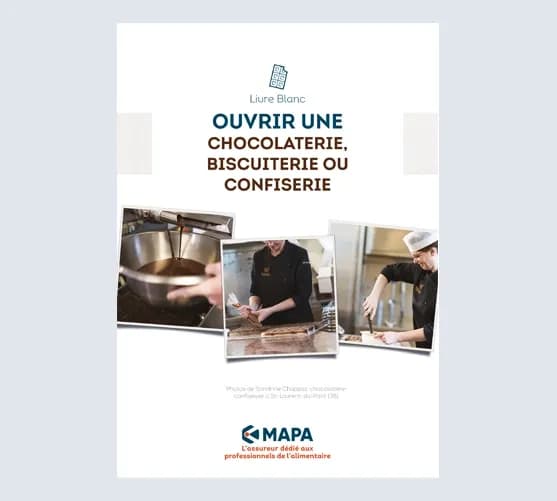 Couverture Livre blanc chocolaterie / confiserie / biscuiterie