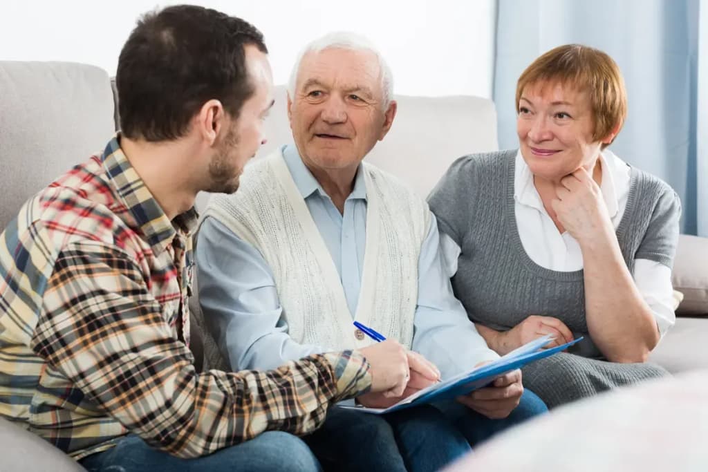 Retraités en consultation