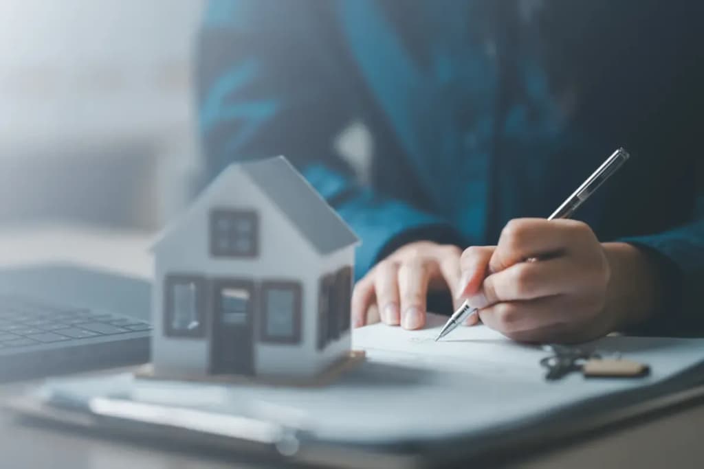 Signature d'un document immobilier