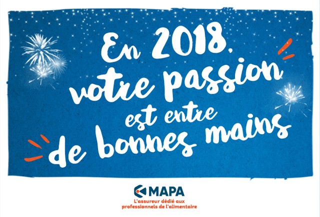 Carte de voeux 2018 de la MAPA, Mutuelle d'Assurances