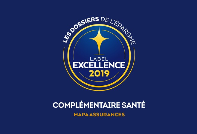 Label Excellence 2019 pour la Complémentaire Santé MAPA