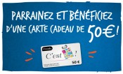 Illustration, parrainez et bénéficiez d'une carte cadeau de 50 euros