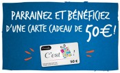 Illustration : parrainez et bénéficiez d'une carte cadeau de 50 euros