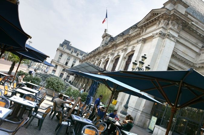 Terrasse de restaurant