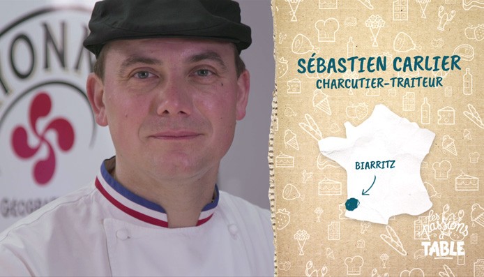 Sébastien Carlier, charcutier-traiteur à Biarritz (64)