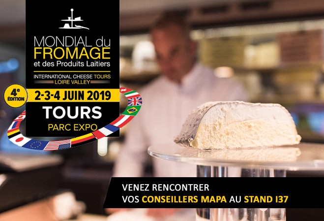 La MAPA au Mondial du Fromage et des produits laitiers 2019 au Parc des Expositions de Tours (37)