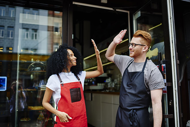 Associés d'une boulangerie