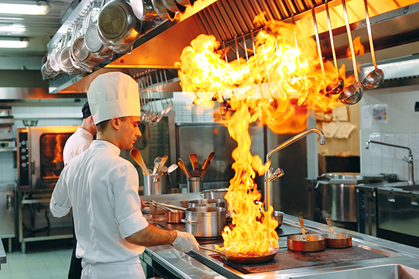 Flambage en cuisine