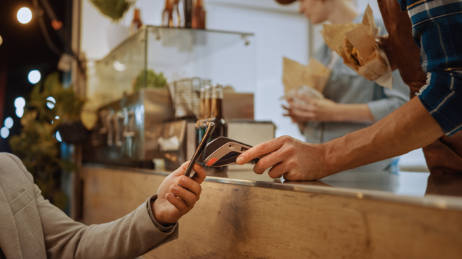 Paiement d'une commande à un food truck