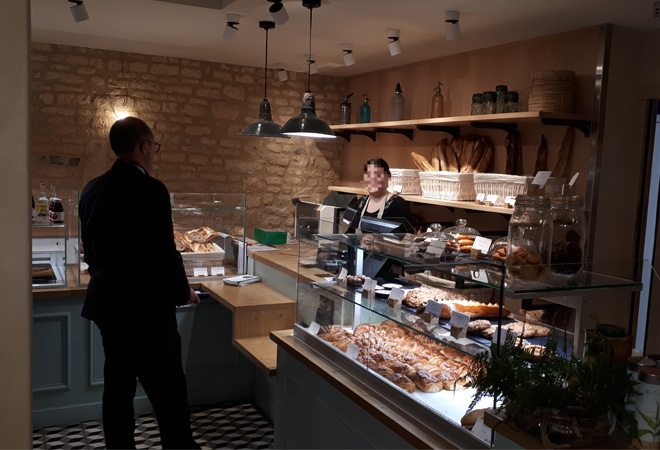 Comptoir de la boulangerie Brasileira