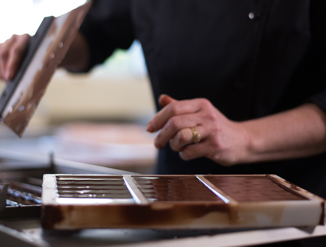 Travail du chocolat