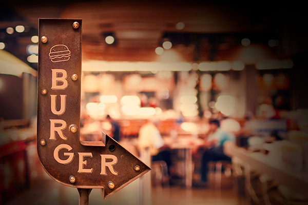 Panneau Burger