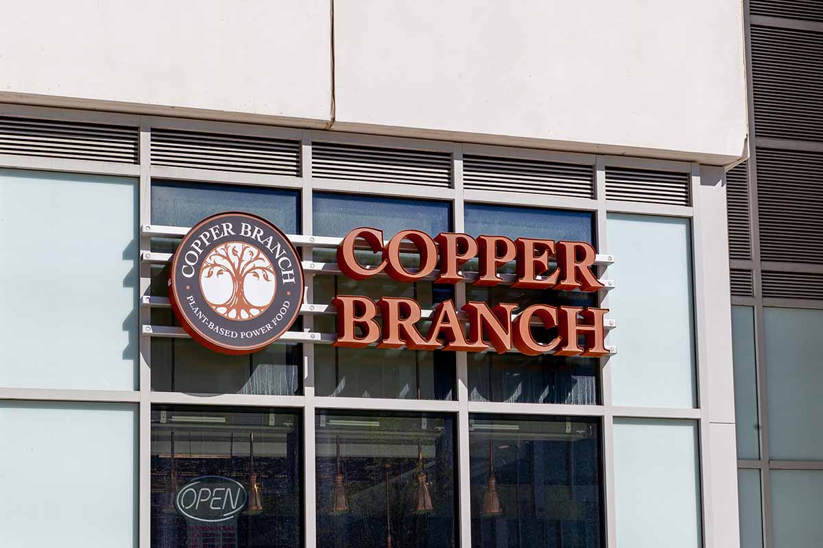 Devanture de Copper Branch