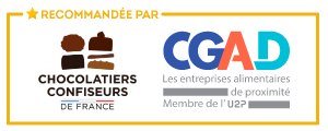 Label : la MAPA est recommandée par la Confédération des Chocolatiers et Confiseurs de France et la CGAD.