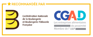 Label : la MAPA est recommandée par la Confédération Nationale de la Boulangerie-Pâtisserie Française et la CGAD.