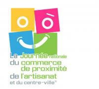 logo de la journée nationale du commerce de proximité et de l'artisanat