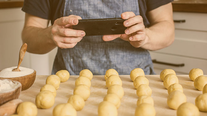 Photos boulangerie pour les réseaux sociaux