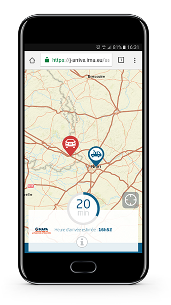 Suivi de la dépanneuse MAPA Assistance