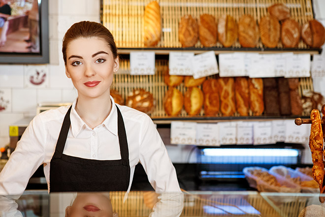 Vendeuse en boulangerie