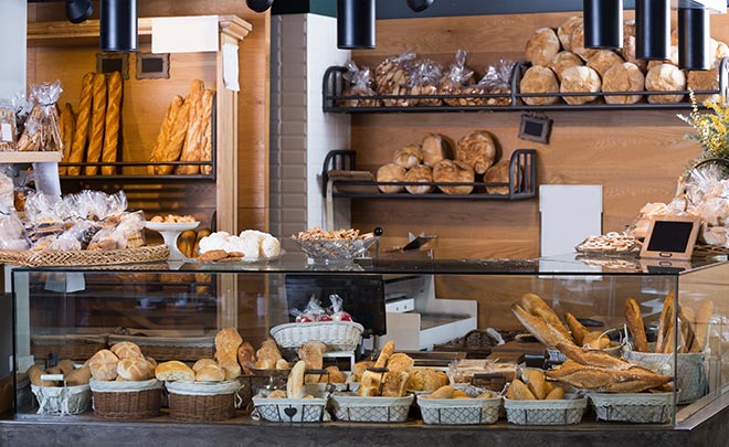 Vitrine boulangerie